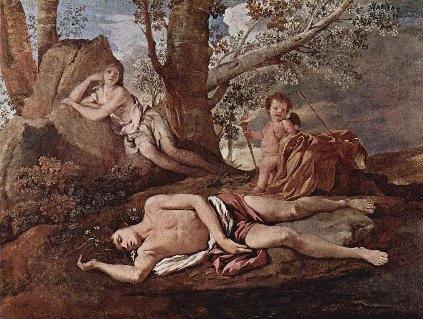 Eco e Narciso di Nicolas Poussin (1629-1630)