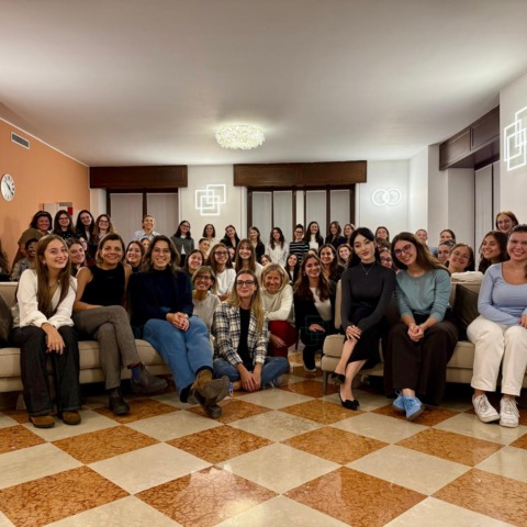 Paolo Ciaccio, seconda da sinistra, in Viscontea