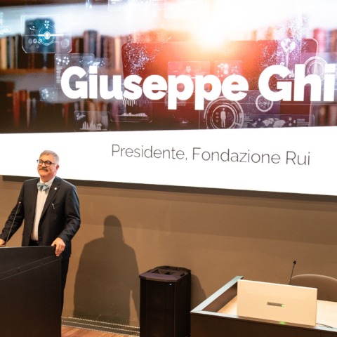 Il presidente FRui Giuseppe Ghini