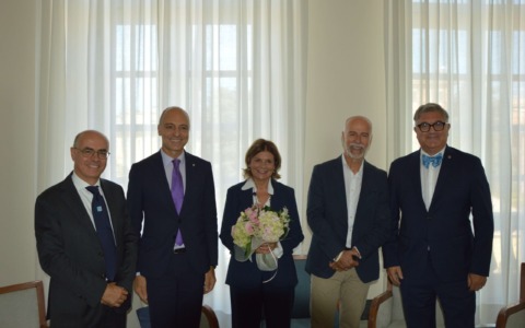 Da sinistra: Zennaro, Delfino, Vidotto, Minella, Ghini